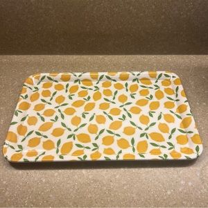 ❤️ To The Market Lemon Melamine Tray